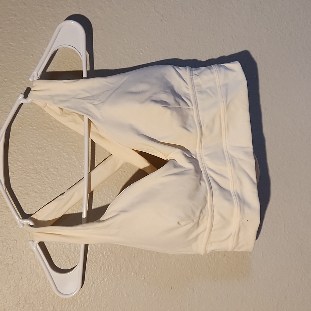Buffbunny Collection alpha sports bra ivory size medium
